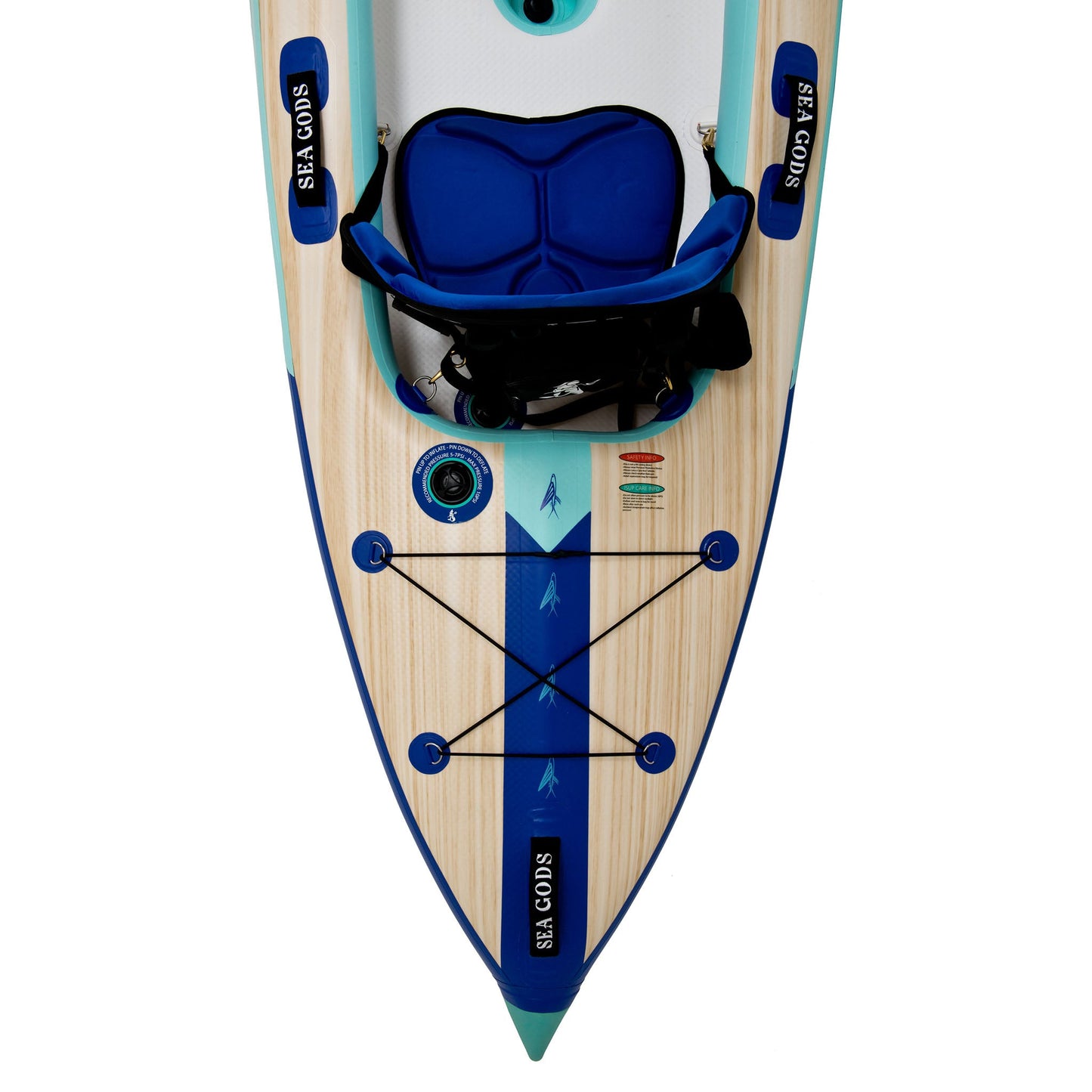 Argo Tandem Inflatable Kayak tail view | Sea Gods Australia