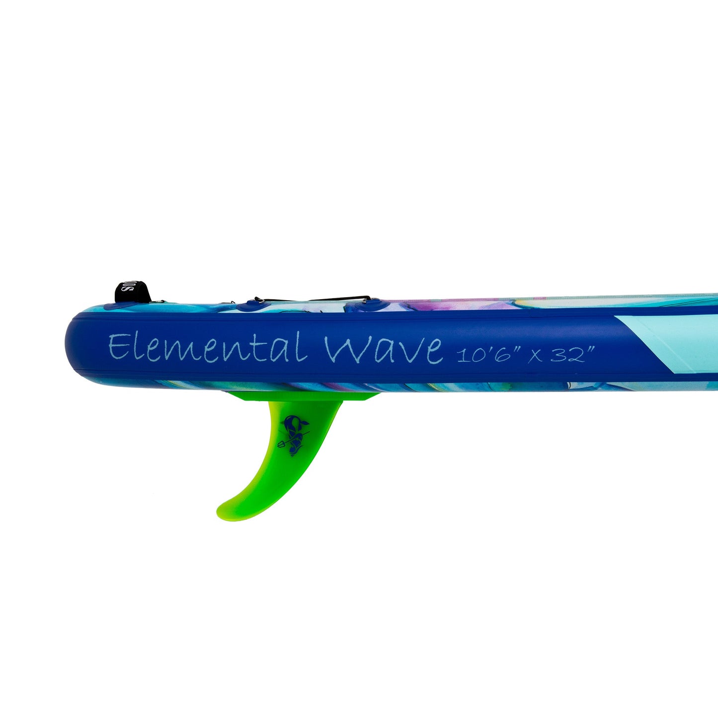 Elemental Wave product shot of the fin and brand name